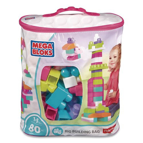 Mega Bloks First Builders Big Building Bag, Ages 1 To 5, 80 Pieces