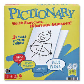 Pictionary Board Game, Ages 8 And Up