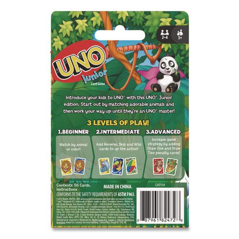 Uno Junior Card Game, Ages 3 And Up