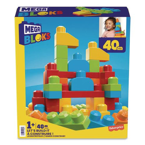 Mega Bloks Let's Build It, Ages 1 To 3, 40 Pieces