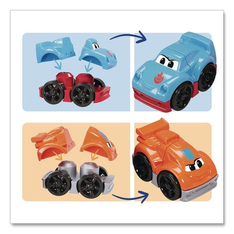 Mega Bloks Build And Race Rig, Ages 1 And Up, 19 Pieces
