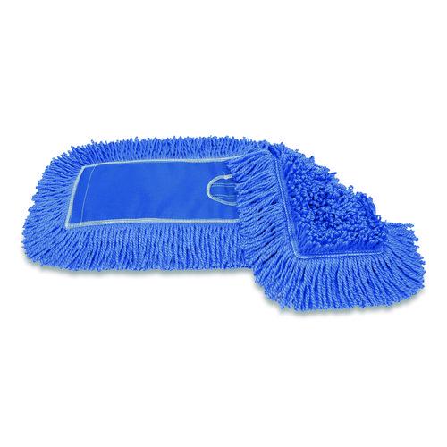Maxitwist Microfiber Dust Mops, Microfiber, 24" X 5", Blue