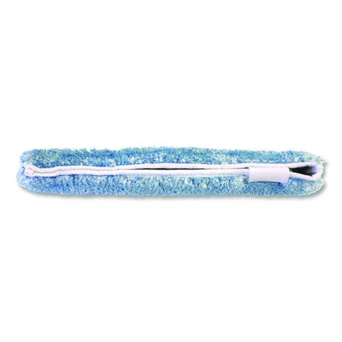 Maxiplus Combo Window Washer And Squeegee Microfiber Replacement Sleeve, 15.5" Wide, Blue