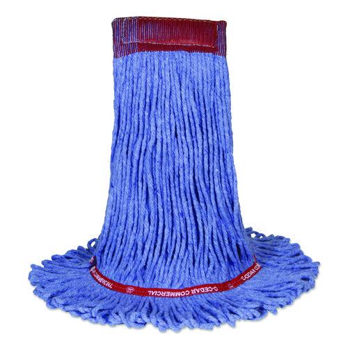 Maxiclean Loop-end Mop, Cotton/synthetic, 20 Oz, Blue