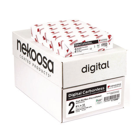 Fast Pack Digital Carbonless Paper, 2-part, 8.5 X 11, White/canary, 500 Sheets/ream, 5 Reams/carton