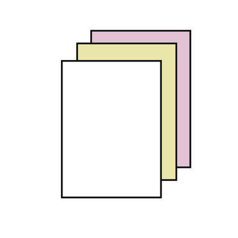 Fast Pack Carbonless 3-part Paper, 8.5 X 11, White/canary/pink, 500 Sheets/ream, 5 Reams/carton