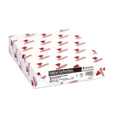 Fast Pack Carbonless 3-part Paper, 8.5 X 11, White/canary/pink, 500 Sheets/ream, 5 Reams/carton