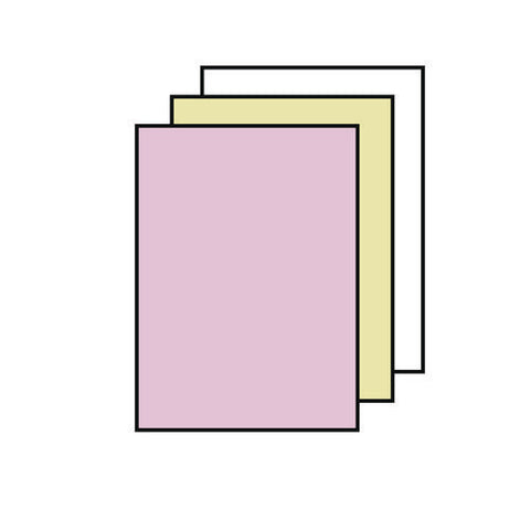 Fast Pack Carbonless 3-part Paper, 8.5 X 11, Pink/canary/white, 500 Sheets/ream, 5 Reams/carton