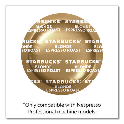 Professional Starbucks Blonde Espresso Nespresso Pods, 50/box