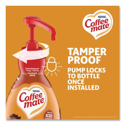 Liquid Coffee Creamer, Pumpkin Spice, 1.5 L Pump Bottle, 2/carton