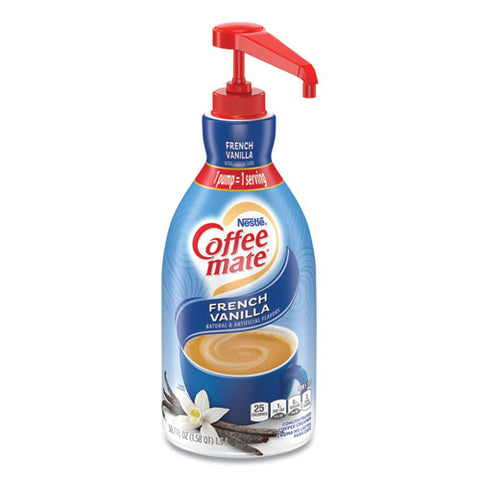 Liquid Coffee Creamer, French Vanilla, 1.5 L Pump Bottle