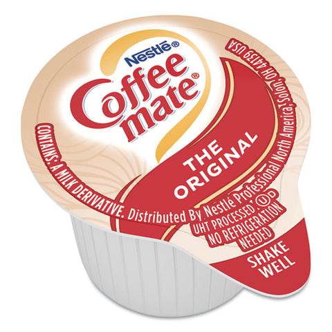 Liquid Coffee Creamer, Original, 0.38 Oz Mini Cups, 50/box, 4 Boxes/carton