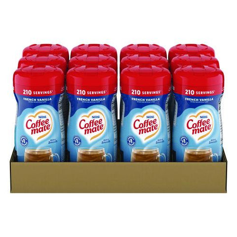 Non-dairy Powdered Creamer, French Vanilla, 15 Oz Canister, 12/carton