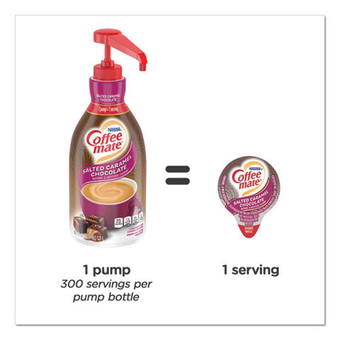 Liquid Creamer Pump Bottle, Salted Caramel Chocolate, 1.5 L Pump Bottle