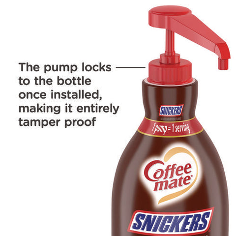 Liquid Coffee Creamer, Snickers, 1.5 Liter Pump Bottle