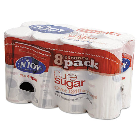 Pure Sugar Cane, 22 Oz Canister, 8/pack