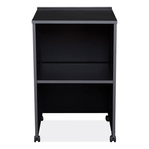 Av Cart/lectern Base, 21.12 X 17.5 X 33.75, Black