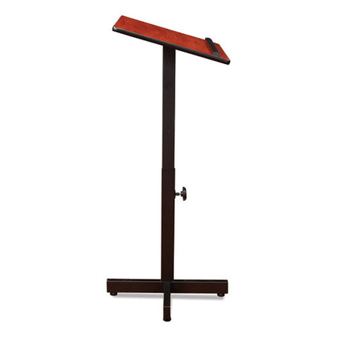 Portable Presentation Lectern Stand, 20 X 18.25 X 44, Cherry