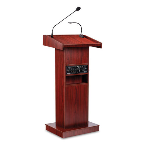 Orator Lectern, 22 X 17 X 46, Mahogany