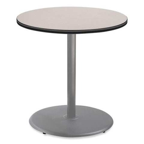 Cafe Table, 36" Diameter X 36h, Round Top/base, Gray Nebula Top, Gray Base