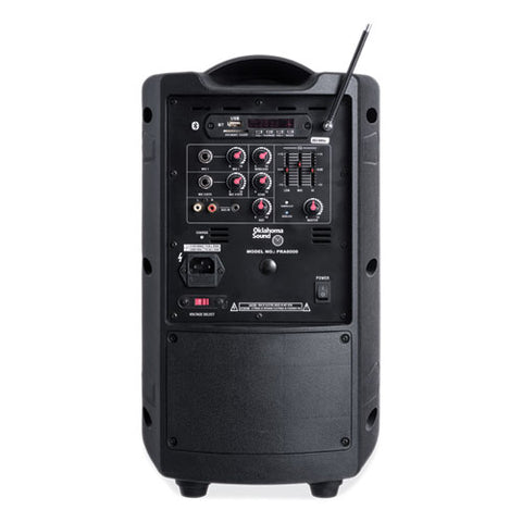 Wireless Pa System With Wireless Tie Clip Microphone, 40 W, Black