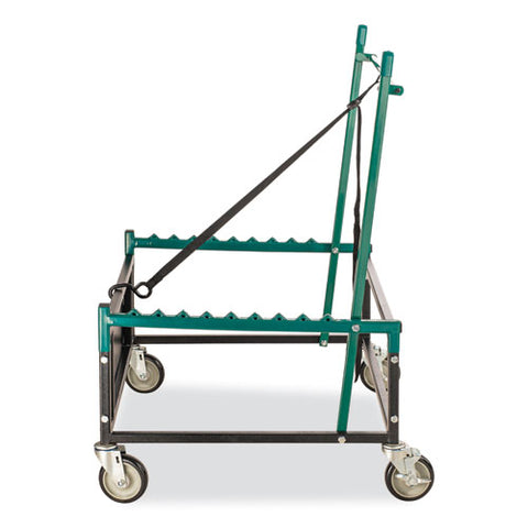 Table Assist Dolly, 1,000 Lb Capacity, 38 X 30 X 44.5, Black/green