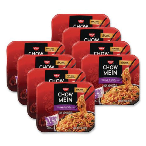 Chow Mein Teriyaki Chicken Noodles, 4 Oz, 8/carton