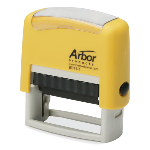 7520012074108, Skilcraft Pre-inked Message Stamp, Copy, Red
