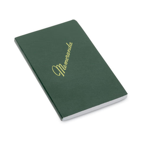7530002220078, Skilcraft Memorandum Book, Narrow Rule, Green Cover, (144) 5.5 X 3.38 Sheets, Dozen