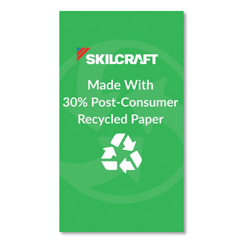 7530013464849, Skilcraft Self-stick Note Pad, Note Ruled, 3" X 5", Yellow, 100 Sheets/pad, 12 Pads/pack