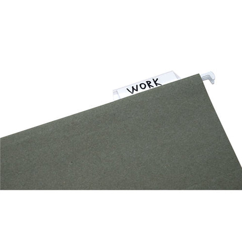 7530013649498, Skilcraft Hanging File Folder, Letter Size, 1/5-cut Tabs, Green, 25/box