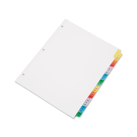 7530013683493, Skilcraft Multiple Index Sheets, 31-tab, 1 To 31, 11 X 8.5, White, 1 Set