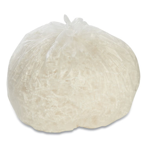 8105015170803, Skilcraft High Density Can Liners, 4 Gal, 12 Mic, 17" X 18", Natural, Flat Pack, 17/box