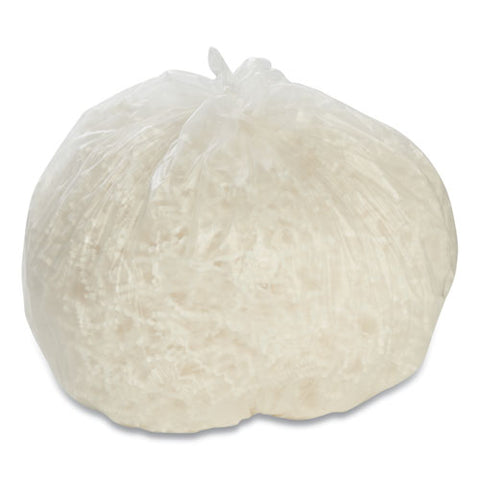 8105015170803, Skilcraft High Density Can Liners, 4 Gal, 12 Mic, 17" X 18", Natural, Flat Pack, 17/box
