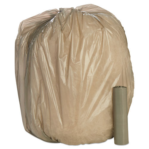 8105015171364, Skilcraft Trash Can Liner - Linear Low-density, 60 Gal, 1 Mil, 38" X 58", Gray, Perforated Roll, 100/box
