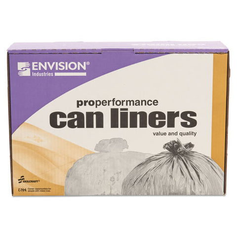 8105015171364, Skilcraft Trash Can Liner - Linear Low-density, 60 Gal, 1 Mil, 38" X 58", Gray, Perforated Roll, 100/box