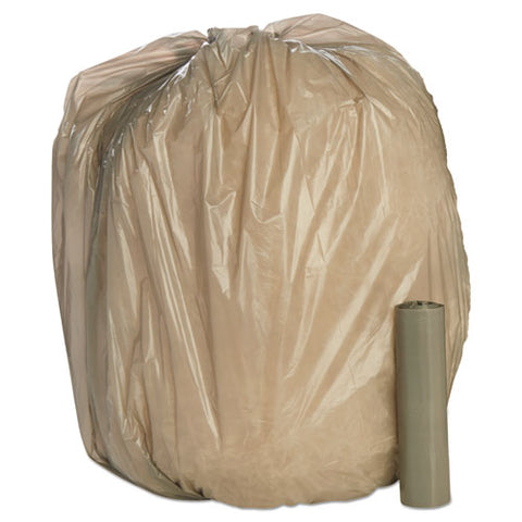 8105015171364, Skilcraft Trash Can Liner - Linear Low-density, 60 Gal, 1 Mil, 38" X 58", Gray, Perforated Roll, 100/box