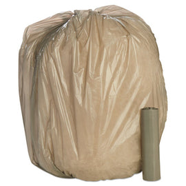 8105015171364, Skilcraft Trash Can Liner - Linear Low-density, 60 Gal, 1 Mil, 38" X 58", Gray, Perforated Roll, 100/box