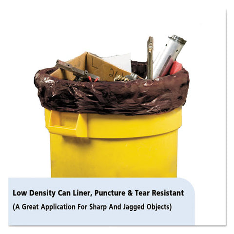 8105015171364, Skilcraft Trash Can Liner - Linear Low-density, 60 Gal, 1 Mil, 38" X 58", Gray, Perforated Roll, 100/box
