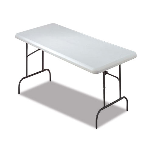 7105016976844, Skilcraft Blow Molded Folding Tables, Rectangular, 60w X 30d X 29h, Gray