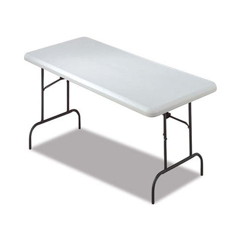 7105016976844, Skilcraft Blow Molded Folding Tables, Rectangular, 60w X 30d X 29h, Gray