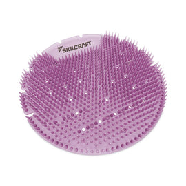 6840016998448, Skilcraft Extended Power Urinal Screen Deodorizer, Lavender Lace Scent, Purple, 6/carton