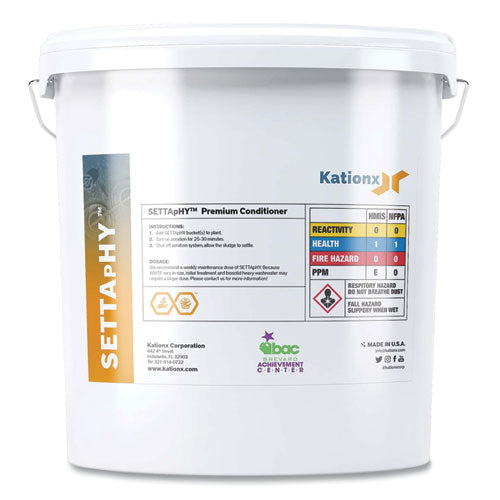7930017000757, Skilcraft Settaphy Flocculant Wastewater Treatment, Unscented, 5 Gal Bucket