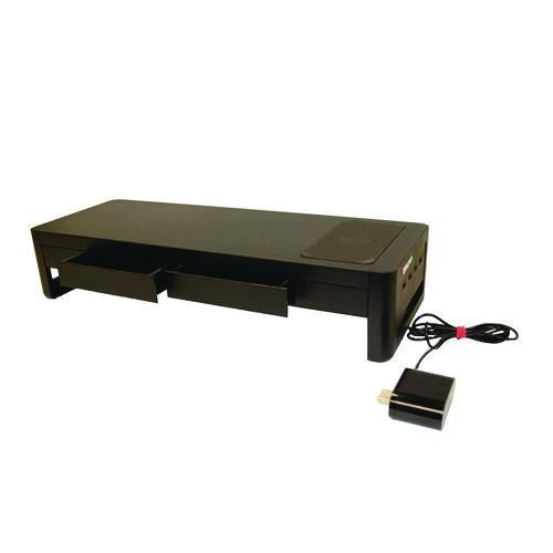 7110017135323, Skilcraft Monitor Stand, 21.5 X 8 X 4.33, Black