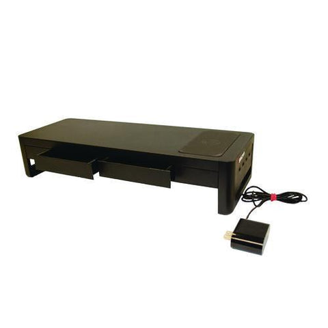 7110017135323, Skilcraft Monitor Stand, 21.5 X 8 X 4.33, Black