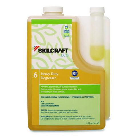 7930017149188, Skilcraft Eco Neutral Floor Cleaner Concentrate, 2 L Bottle, 4/pack