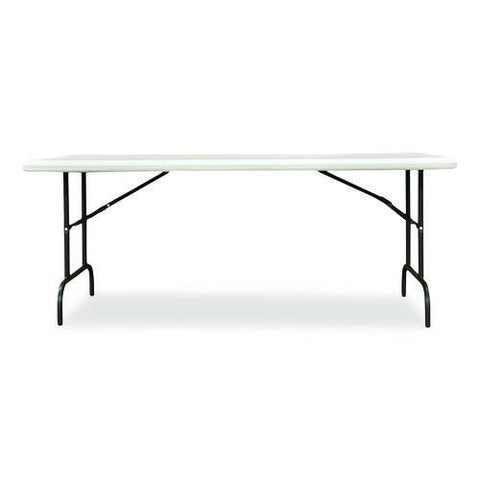 7105017243926, Skilcraft Rectangular Folding Table, 72w X 30d X 29h, Platinum Graytop, Gray Base/legs