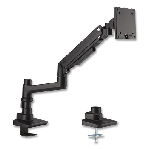 7110017256060, Skilcraft Gas-spring Ergonomic Monitor Arm, For 49" Monitors, 360 Deg Rotation/90 Deg Tilt, Bk,supports 44 Lbs