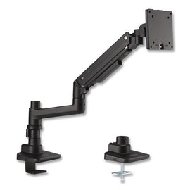 7110017256060, Skilcraft Gas-spring Ergonomic Monitor Arm, For 49" Monitors, 360 Deg Rotation/90 Deg Tilt, Bk,supports 44 Lbs