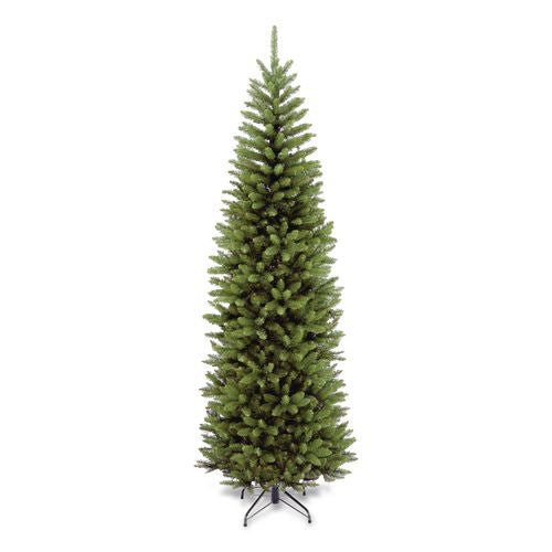 Kingswood Fir Pencil Tree, 29" X 29" X 84", Green Tree, Green Tree Stand
